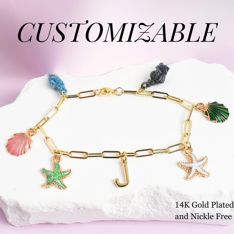 Brown - Handcrafted Seashell Bracelet (Adjustable) 33