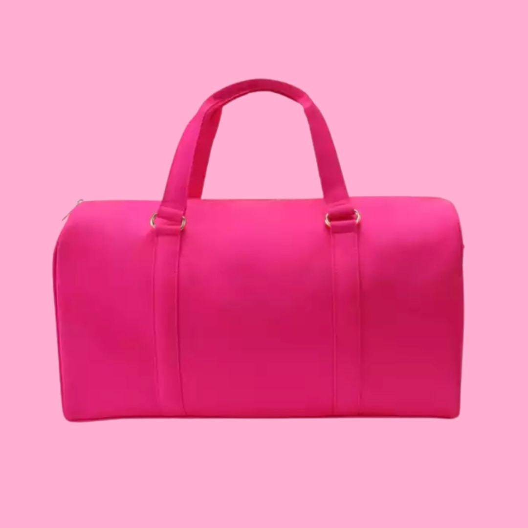 The Hot Pink Bags (nylon Bags, Hot Pink Nylon Bag, Chenille Patches ...