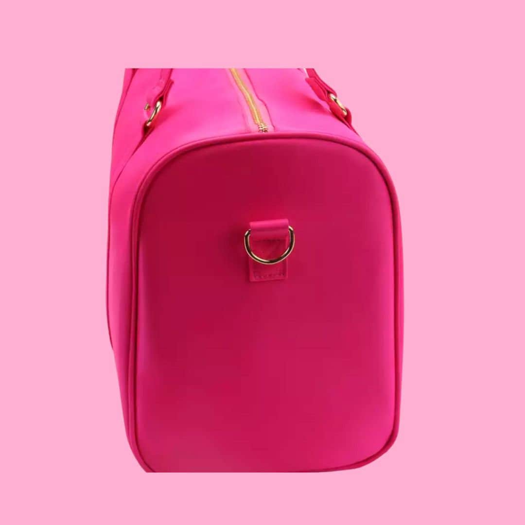 The Hot Pink Bags nylon Bags Hot Pink Nylon Bag Chenille Etsy