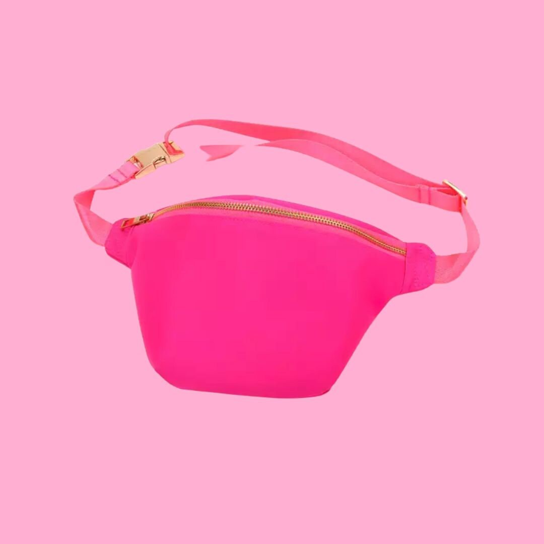 The Hot Pink Bags nylon Bags Hot Pink Nylon Bag Chenille Etsy