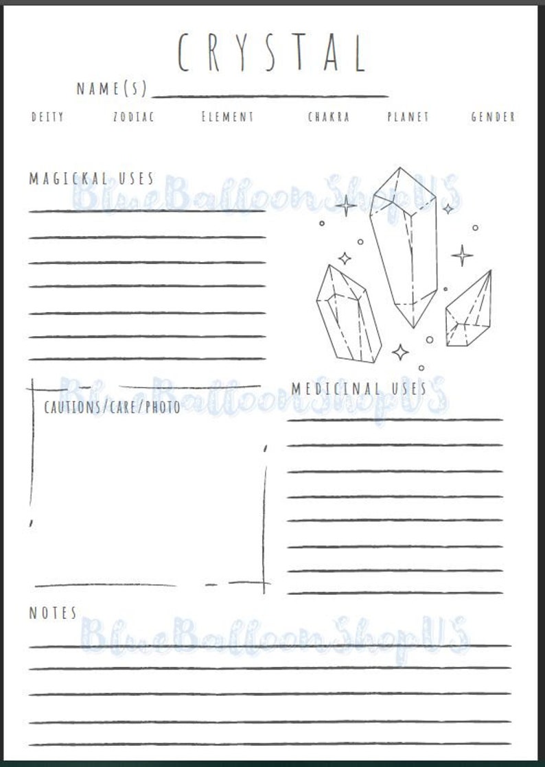 printable-crystal-worksheet-for-grimoire-or-book-of-shadows-etsy