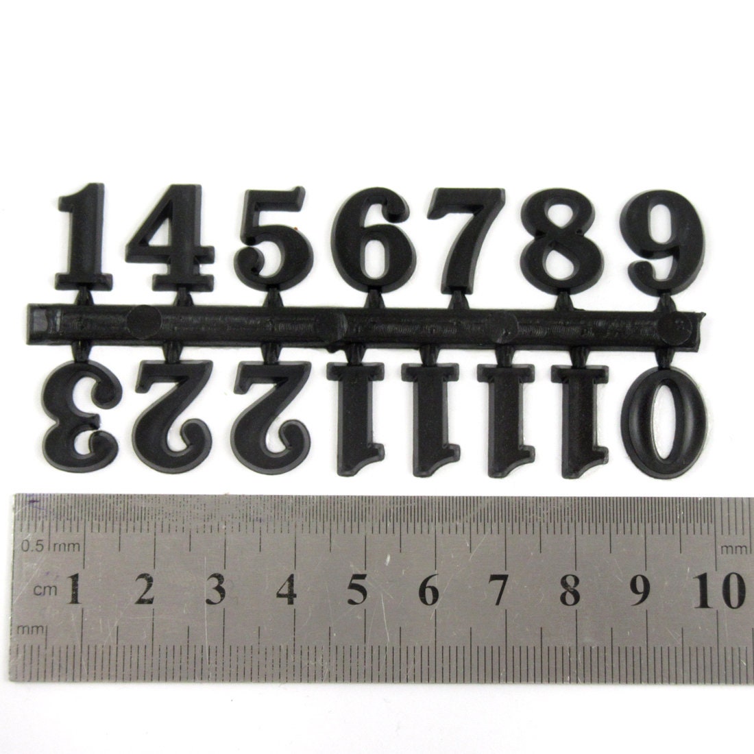 Self Adhesive Clock NUMBERS Fixtures Mechanism DIY Repair Etsy UK