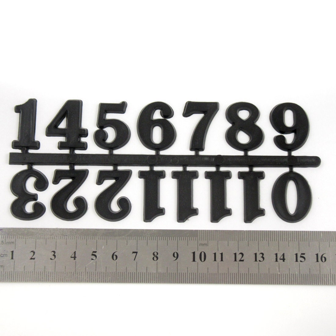 Self Adhesive Clock NUMBERS Fixtures Mechanism DIY Repair Etsy UK