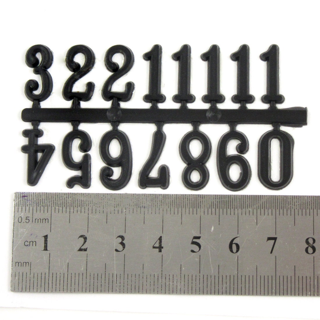 Self Adhesive Clock NUMBERS Fixtures Mechanism DIY Repair Etsy UK