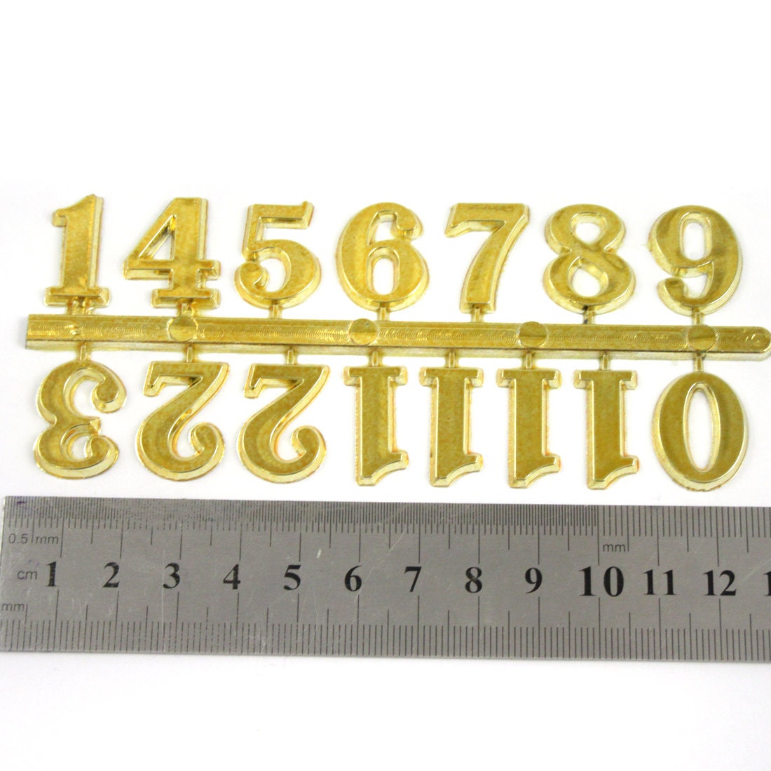 Self Adhesive Clock NUMBERS Fixtures Mechanism DIY Repair Etsy UK