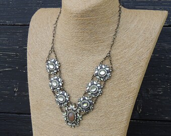 Vintage Loft rhinestone necklace.