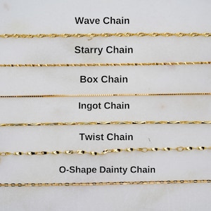 S925 Sterling Silver Chain, Water Wave Chain, Twist Chain, Box Chain, Dainty Chain Necklace, Herringbone Chain, Rolo Chain, Chain Necklace