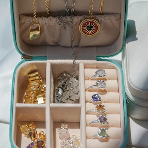 Jewelry Box, Travel Jewelry Case, Jewelry Organizer, Jewelry Organizer Box, Jewelry Organizer Box, Ring Box, Travel Jewelry Storage, Gifts