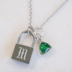 Lock Necklace Gold, Lock Pendant, Lock Necklace, Padlock Necklace, Initial Necklace, Pad Lock, Padlock Charm, Silver Lock Necklace