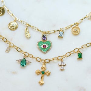 Personalized Charm Necklace, Multi Charm Necklace, Customized Necklace, Build Your Necklace, Personalized Gifts For Her, Necklace For Women