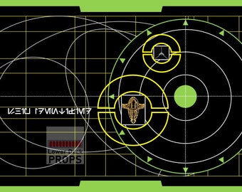 Radar Screen Video Continuation - Tactical HUD - Animated Digital Display - Star Wars Inspired