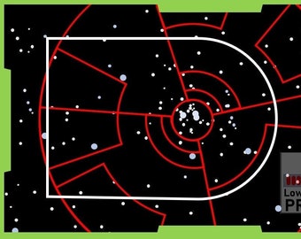 Stjärnkartavideo - Taktisk HUD - Animerad digital display - Inspirerad av Star Wars