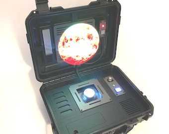 Estuche para proyector holográfico portátil - Ventilador holográfico 3D - Inspirado en Star Wars