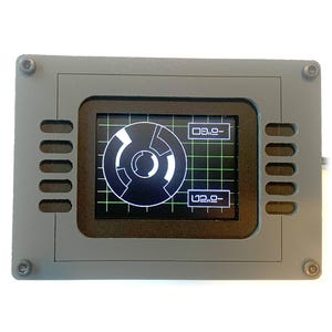 Rectangular (320x240) Display - Drop-In Animated Digital Display Control Panel - Star Wars Inspired