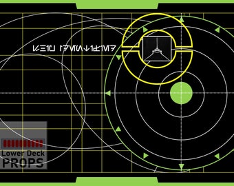 Radar Screen Video - Tactical HUD - Animated Digital Display - Star Wars Inspired