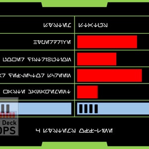 System Status Screen Video - Tactical HUD - Animated Digital Display - Star Wars Inspired