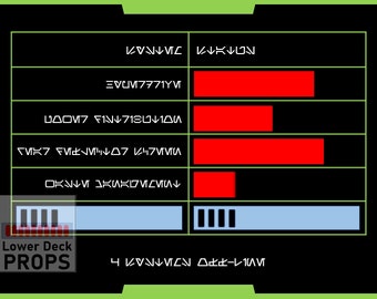 System Status Screen Video - Tactical HUD - Animated Digital Display - Star Wars Inspired