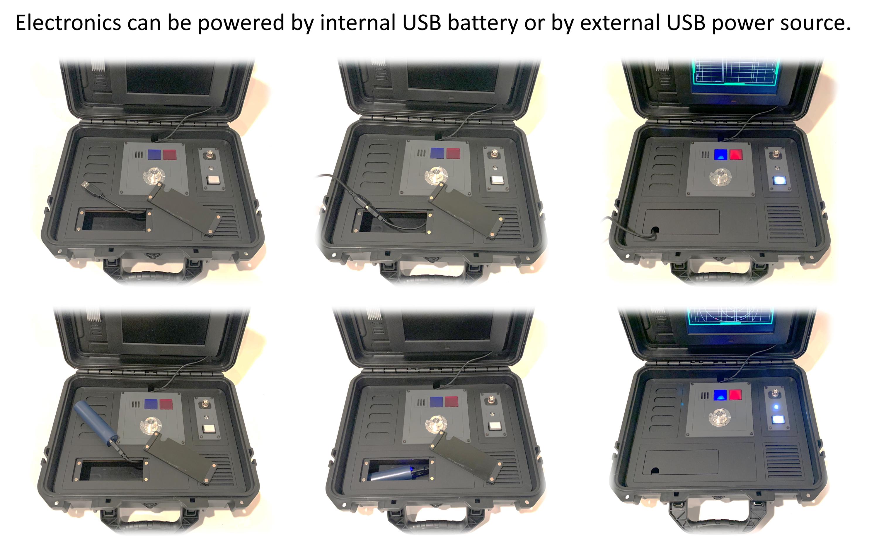Portable Tactical HUD Case With 8-inch Animated Digital Display - Star ...