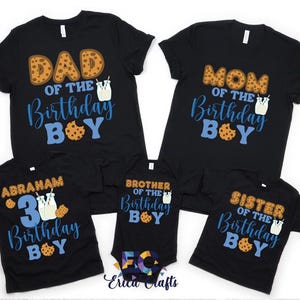 Cookies and Milk Birthday Party Shirts, Sweet Family Matching Birthday T-shirt, Milk and Cookie Theme Birthday Tee, Cookies Family shirts,