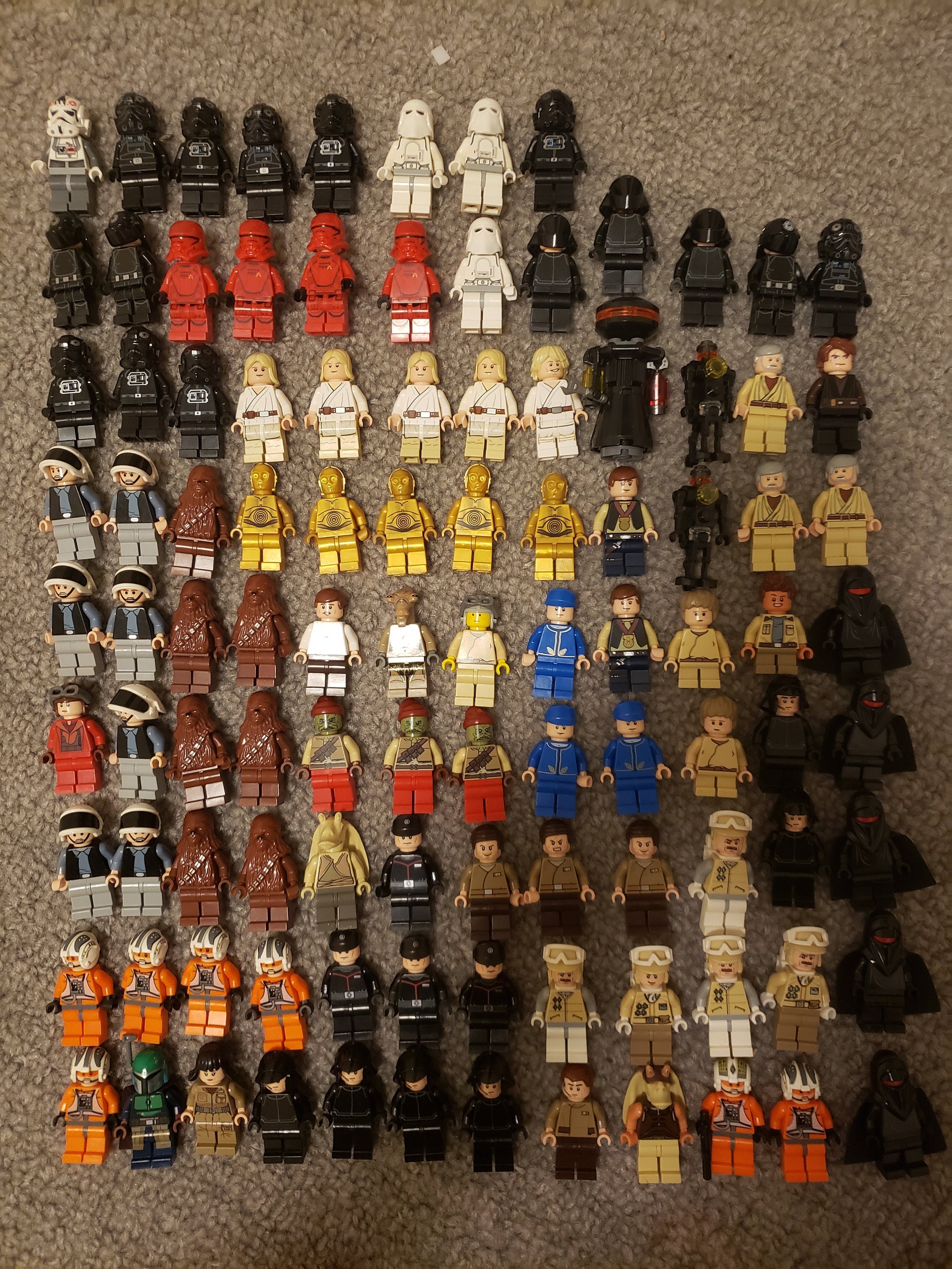 10 NEW LEGO MINIFIG RANDOM LOT mystery figure minifigure city town space  female