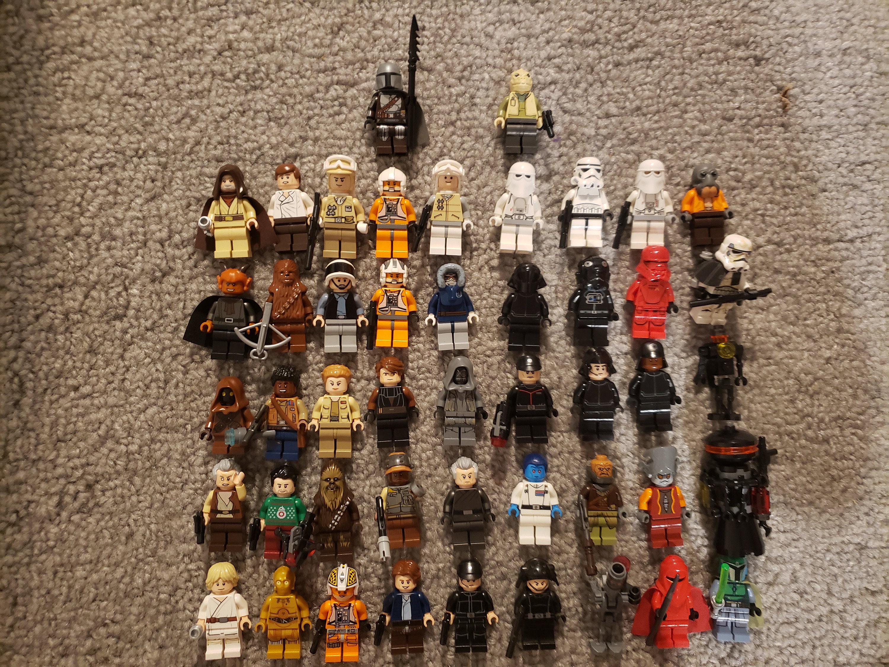 LEGO 1 RANDOM PICK JEDI W/LIGHTSABER MINIFIGURE STAR WARS CLEAN