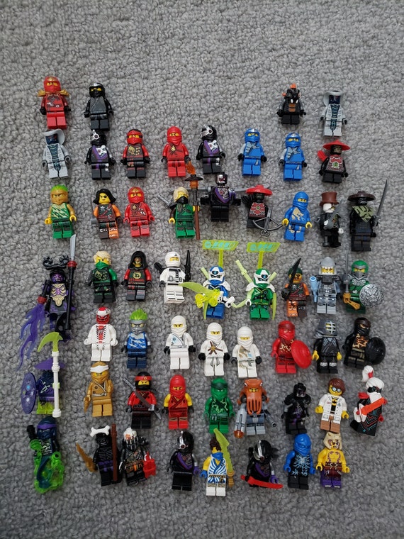 10x MYSTERY LEGO Ninjago MINIFIGURES Authentic Random ninja Villains Serpentine Great Gift Etsy