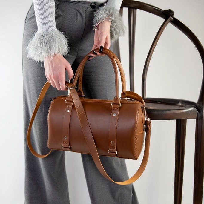 Coach Duffle Weekender Travel Bag Cognac Monogram, brown : :  Fashion