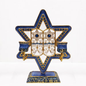 Star of David Design Candle holder