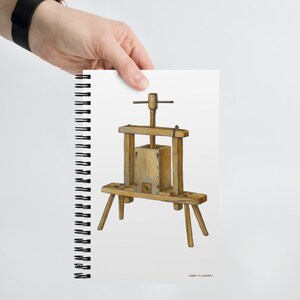 Cider Press Spiral notebook