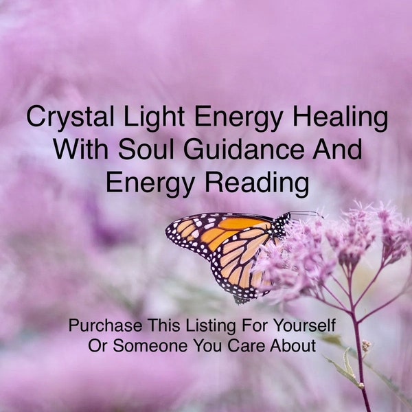 Crystal Light Energy Healing | Reading Included | Stress Relief | Chakra Cleanse | Energy Cleanse | Distant Energy Healing
