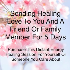 Envío de amor curativo a una relación familiar/de amistad durante 5 días / Chakra del corazón / Limpieza de chakras / Limpieza energética / Sanación energética a distancia