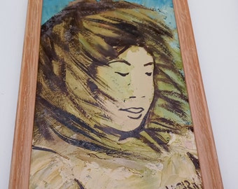 Impasto Native Alaskan Portrait, by A E (Betty) Park