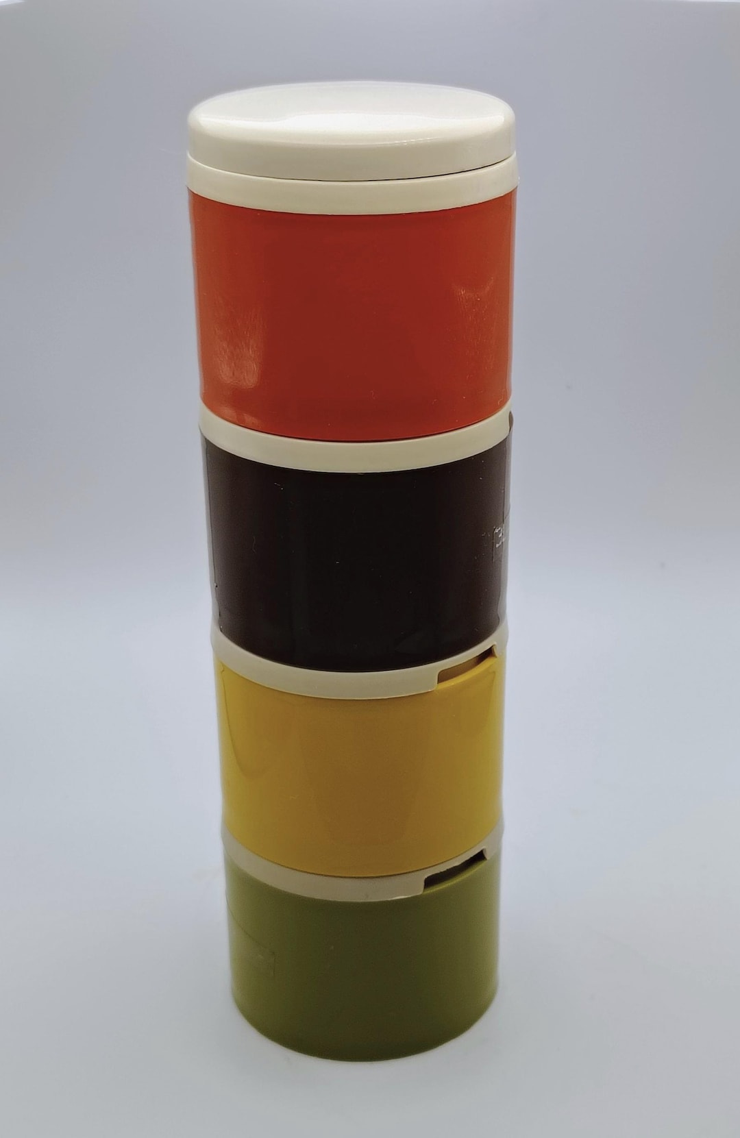 Tupperware Stacking Spice Containers, Harvest Colors, Set of 4 - Etsy