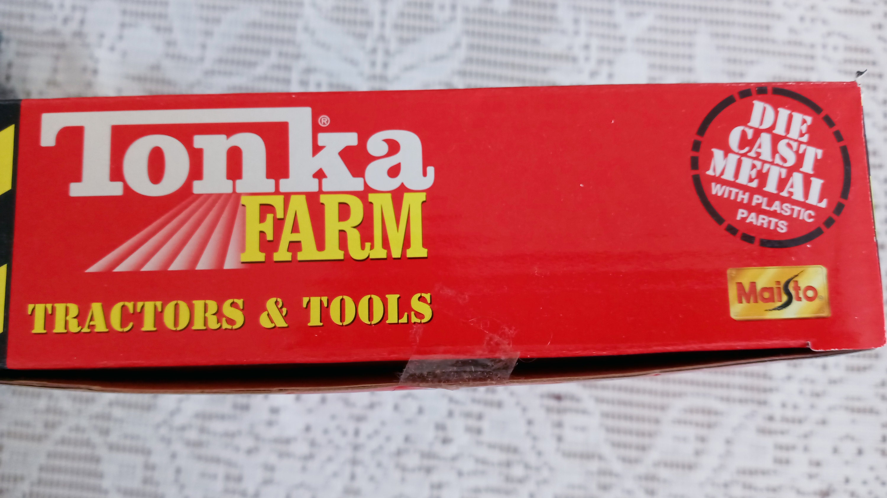 Tonka/hasbro/maisto 2001, Diecast Farm Tractor Set, Red, New in Box, - Etsy