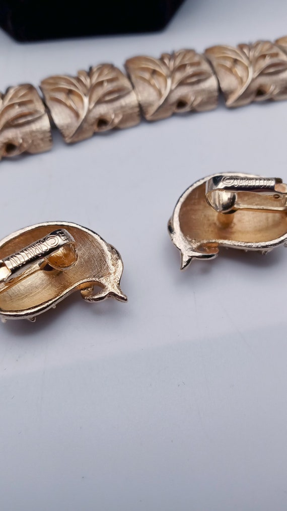 Sarah Coventry Golden Brocade Jewelry Set, 1961, … - image 4