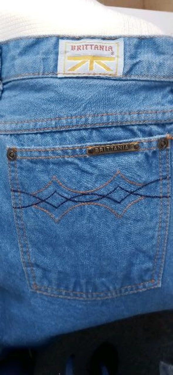 Unworn 1970's Brittania Jeans Ultra High Waist, Be