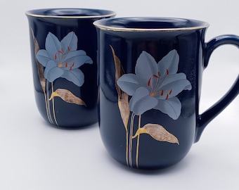 Otagiri Gilded Lily set of 2 Mugs