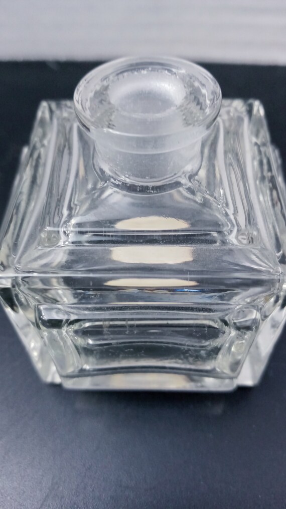 Czechoslovakian Cut Crystal Perfume Bottle Large,… - image 4