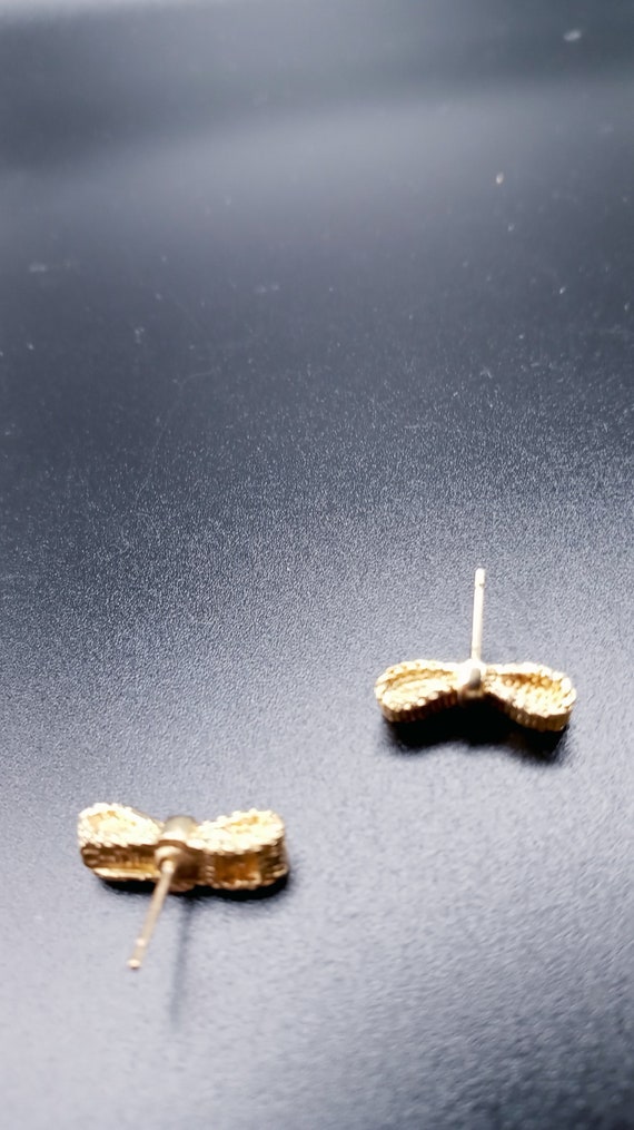 Christian Dior Boucles d oreilles noeud papillon annees 60 Etsy France
