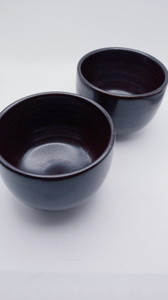 Set of 2 Oil Spot Matcha Cups