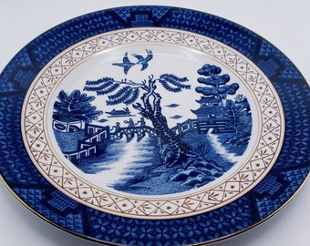 Set of 5 Blue Willow 7 1/2 inch Underplates