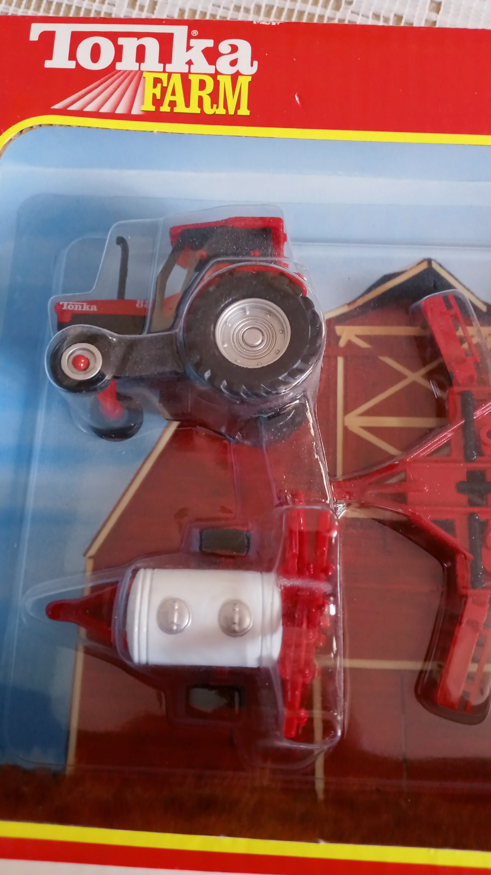 Farm Hasbro Tonka/hasbro/maisto 2001, Diecast Farm Tractor Set, Red, New in Box, - Etsy