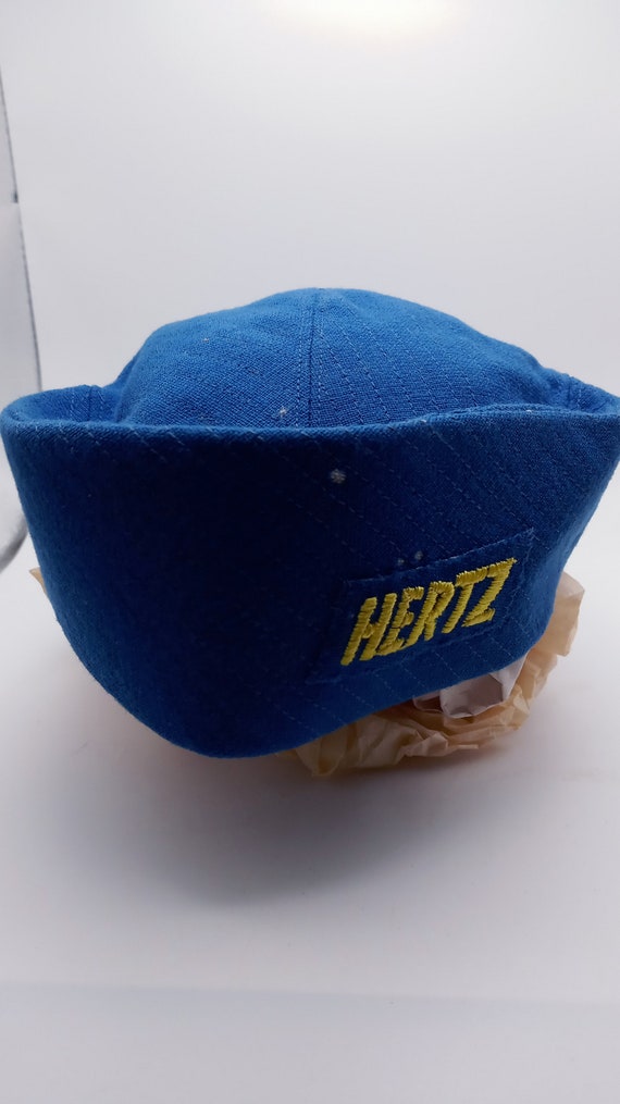 1950s Blue Hat from Hertz Rental Car Uniform