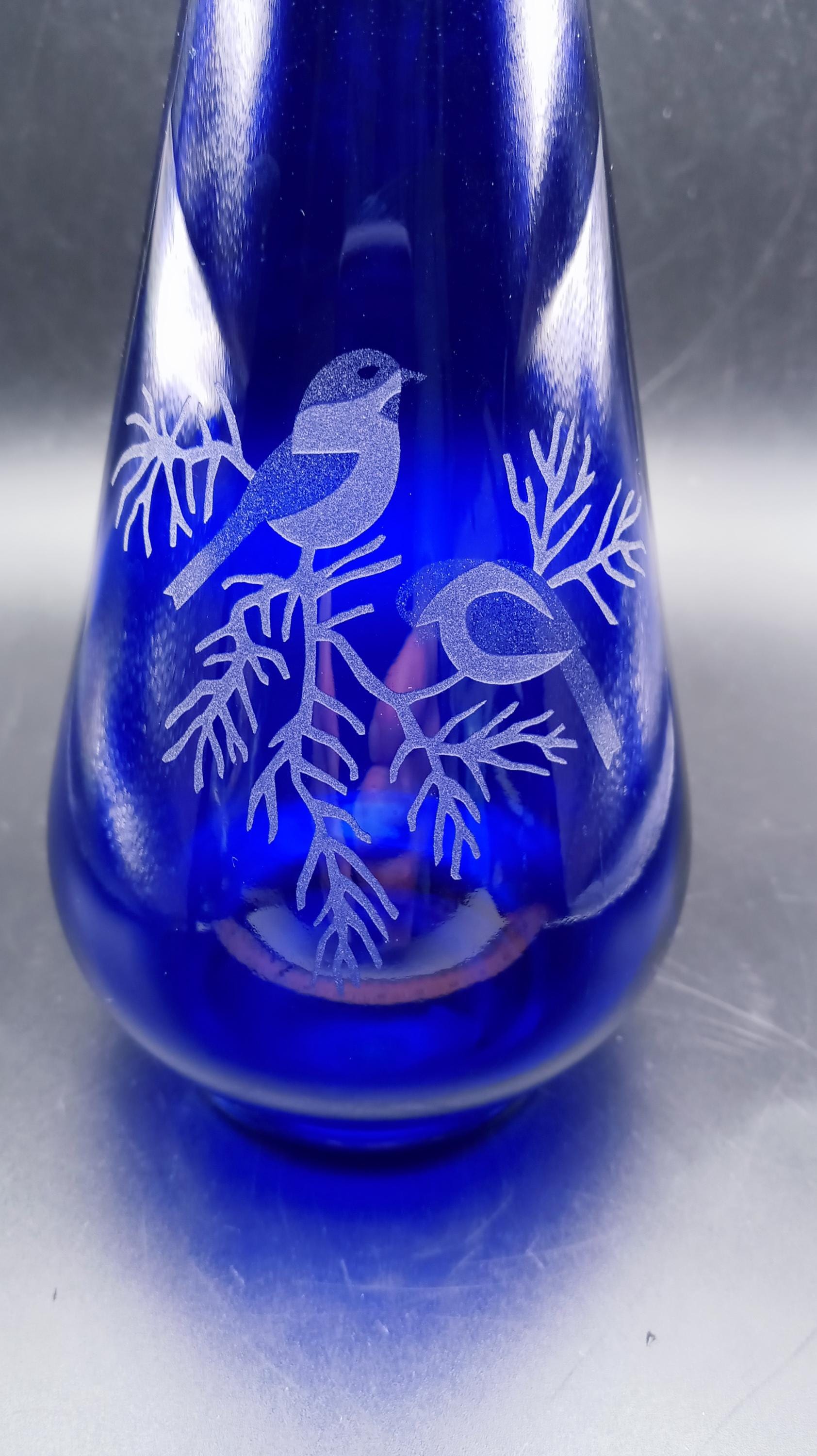 Fenton Birds of Winter - Etsy