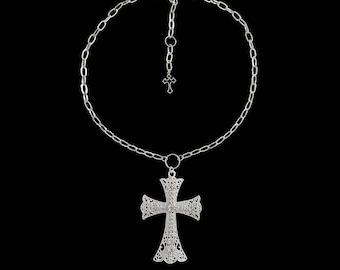 [ROMANTIC CROWN]★25SS★韓国人気★NEO GOTHIC CROSS L/S ROMANTIC CROWN】25SS☆ NEO GOTHIC CROSS L/S (ROMANTIC CROWN