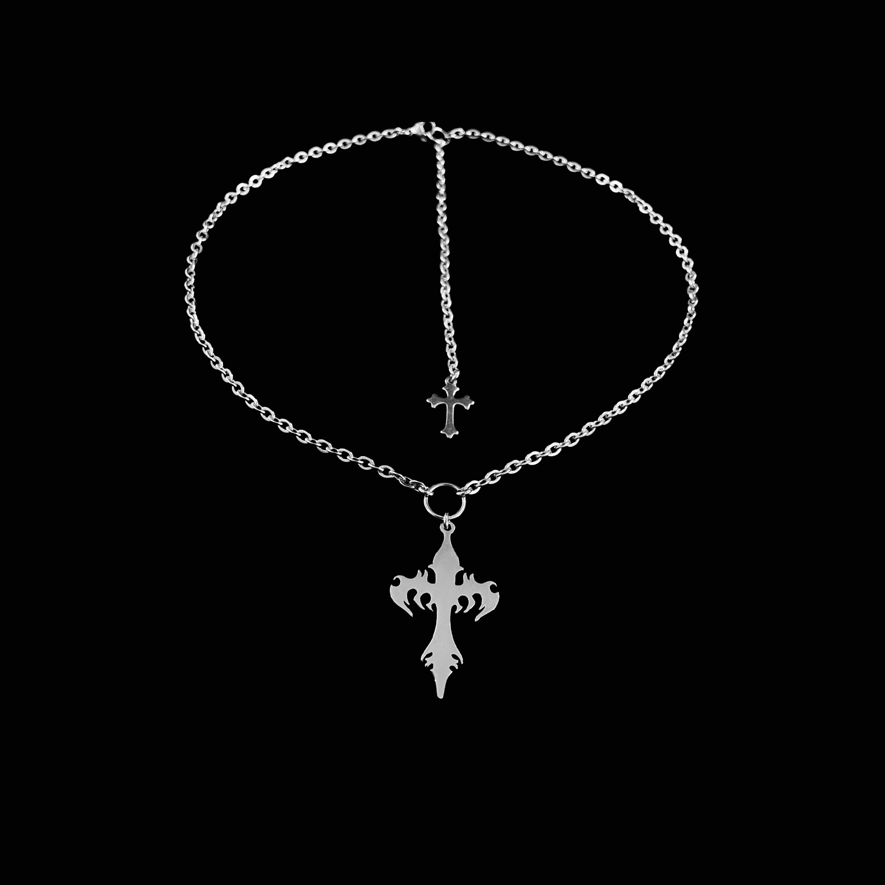 アクセサリー 00s archive cross skull necklace grunge 00s archive cross skull necklace grunge