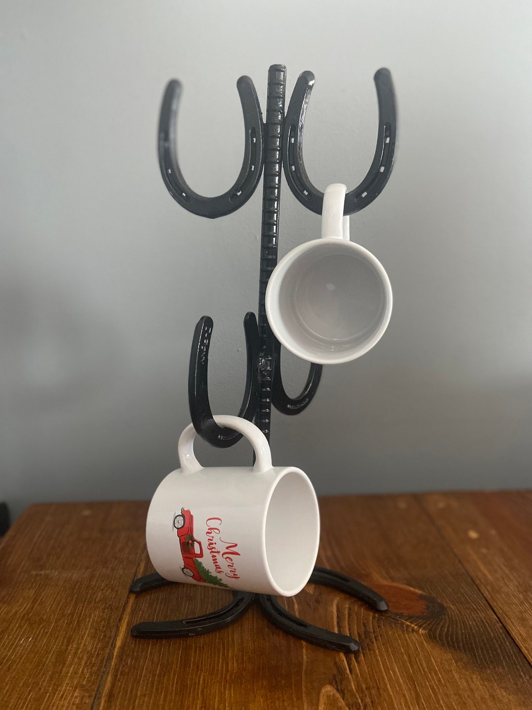 Horseshoe Coffee Mug Stand Etsy