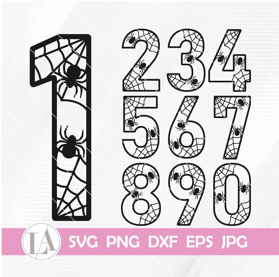 Halloween Numbers Bundle | Numbers Svg | Halloween Svg | Trick or Treat | Cute Ghost | Digital Files | Halloween | Png Svg Dxf Jpg Eps Files