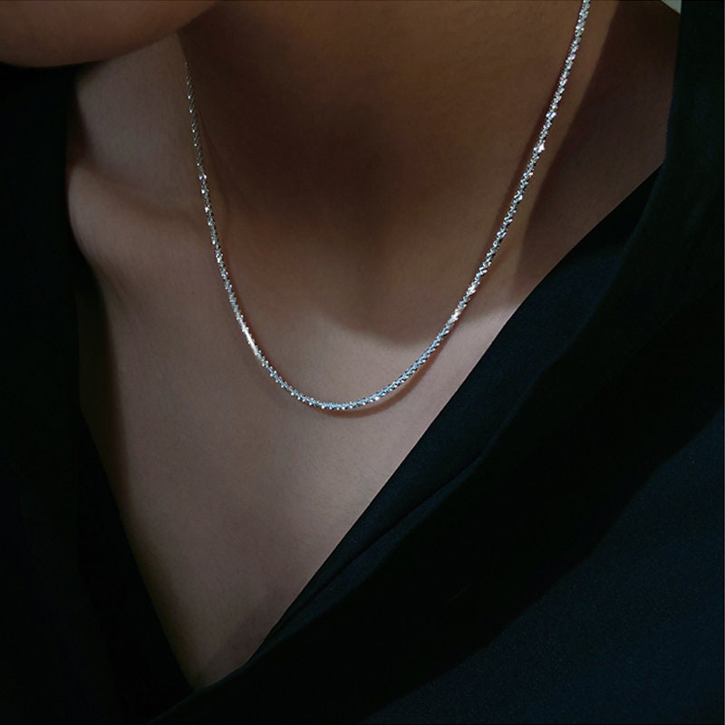Long sparkly hotsell necklace