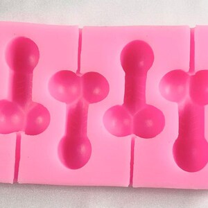 Adult Ice Cube Tray 3 Cubes Party Favor Sex Penis Trays Willy Pecker Dick  Cock